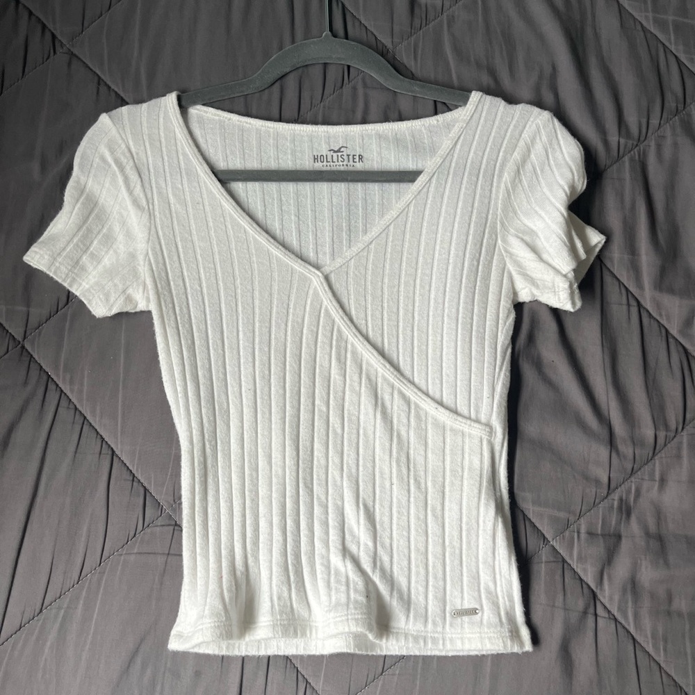 White Hollister Top
